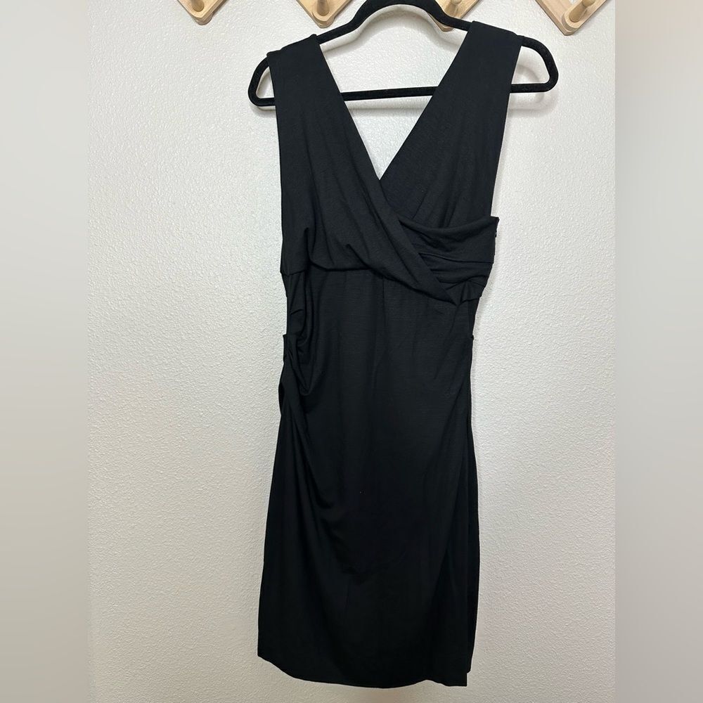 DVF Diane von Furstenberg Parker jersey dress black Sz M - Picture 9 of 11